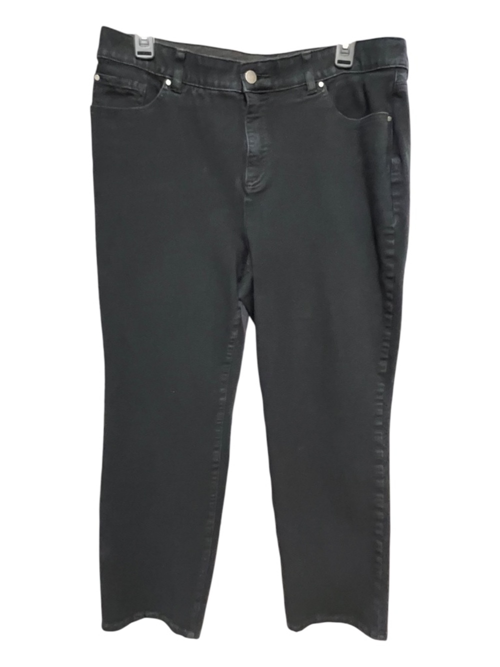 EUC Chico’s Fabulously Slimming Black Jeans | Size 2 Short (L)